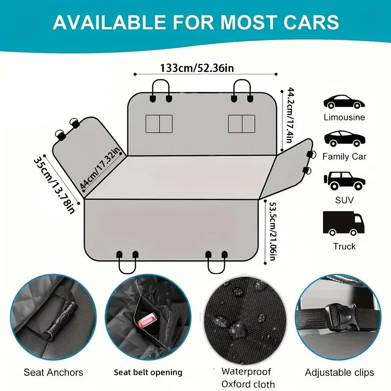 Easy Install Pet Car Seat Protector
