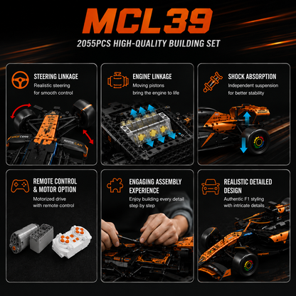 McLaren MCL39 F1 Race Car (2055pc)