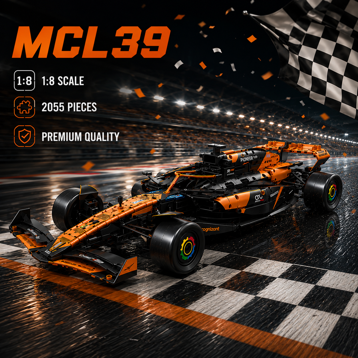 McLaren MCL39 F1 Race Car (2055pc)