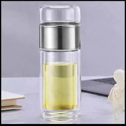 Insulated Portable Bottle & Strainer