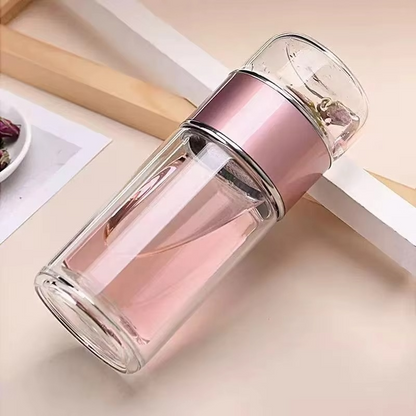 Insulated Portable Bottle & Strainer