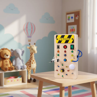 Montessori Wooden Interactive Busy Boards