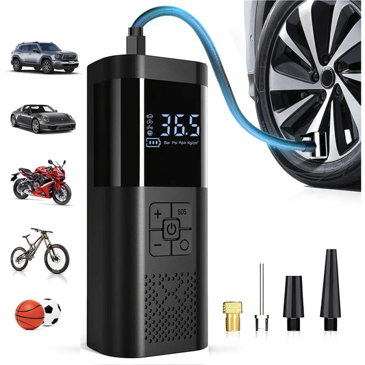 Portable & Rechargeable  Car Air Compressor -  150PSI