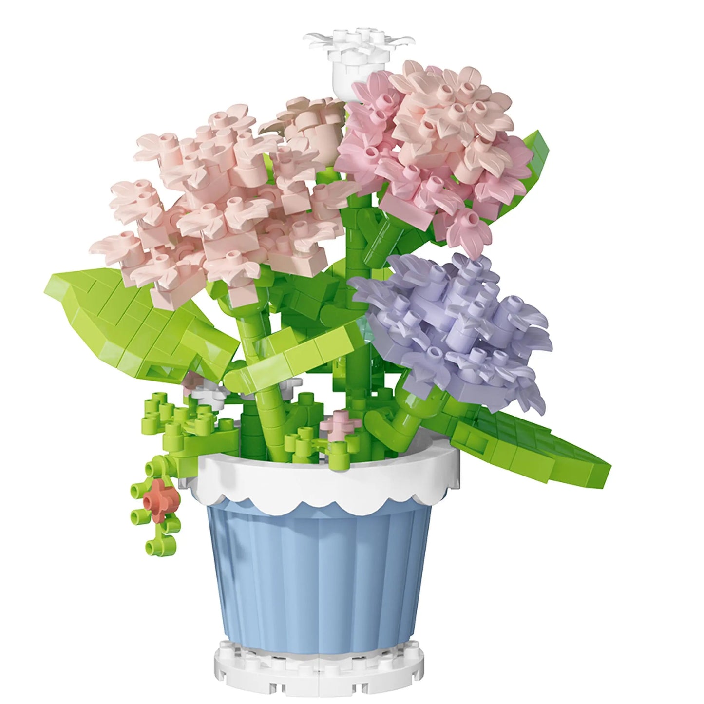 DIY Bricks Cherry Blossom Bonsai Tree