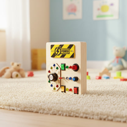 Montessori Wooden Interactive Busy Boards