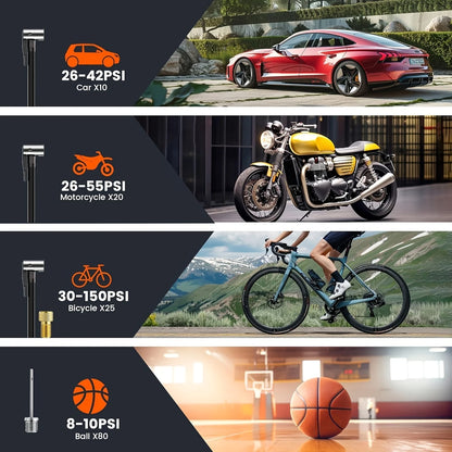 Portable & Rechargeable Air Compressor