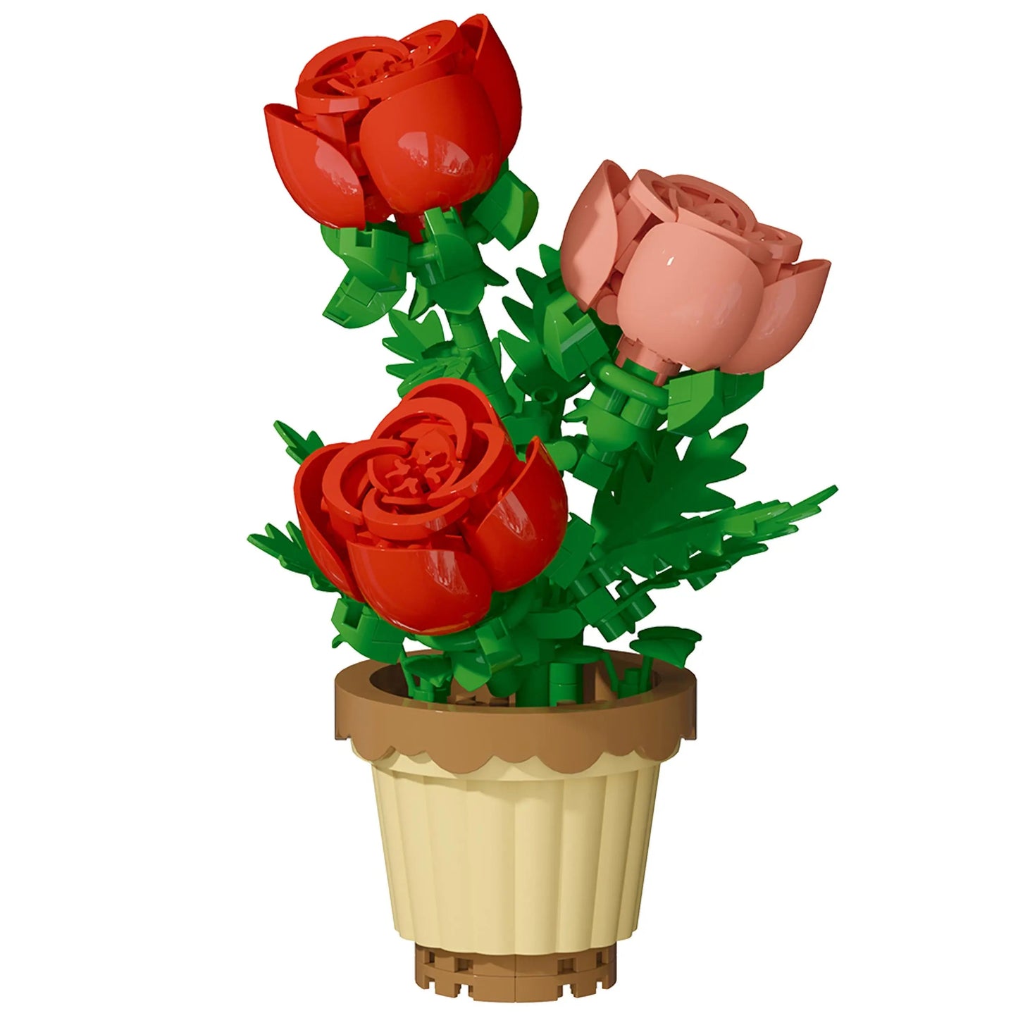 DIY Bricks Cherry Blossom Bonsai Tree