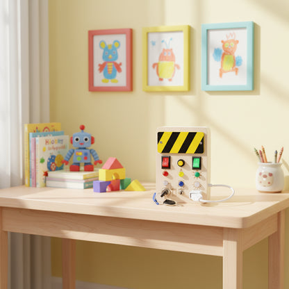 Montessori Wooden Interactive Busy Boards