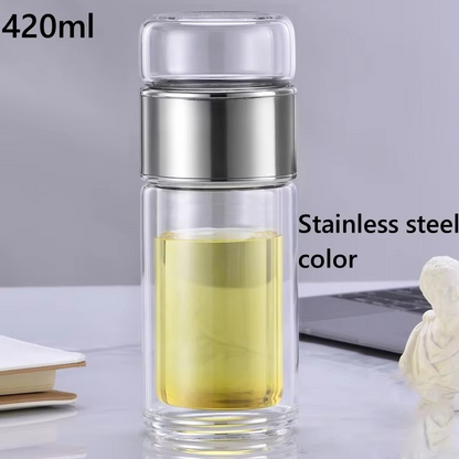 Insulated Portable Bottle & Strainer