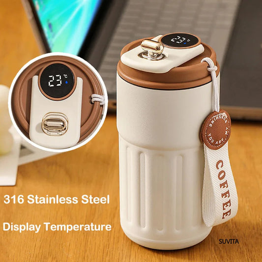 450ML Smart Temperature Display Thermos
