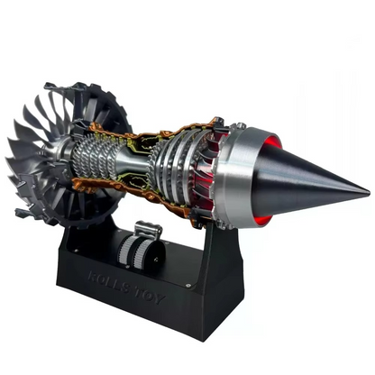 DIY TR900 Aircraft Turbofan Jet Engine with Electric Simulation (1:25)