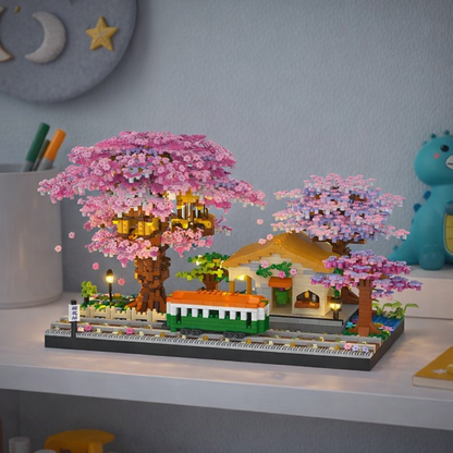 DIY LED Cherry Blossom Tree House